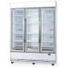 Skope BME1500N-AC 3 Glass Door Display or Storage Fridge,  Lit Sign