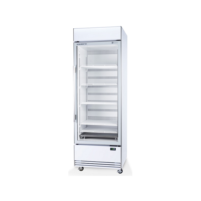 Skope BME600N-AC 1 Glass Door Display or Storage Fridge,  Lit Sign