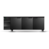 Skope CL.3.SSW BackBar 3 Solid Swing Door CounterLine Fridge