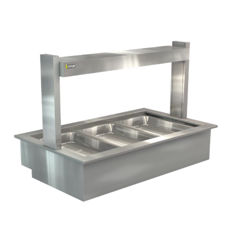 COSSIGA - COUNTERTOP HEATED BAIN MARIE - LSBM3