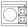 Complete WTB-1/BB-2 WTBF-1/BB-2  Single Hole and Two Burner Standard Wok Table 