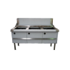 Complete WFS-4/18 Four Pan Fish and Chips Deep Fryer - 20 Liter Capacity Per Pan