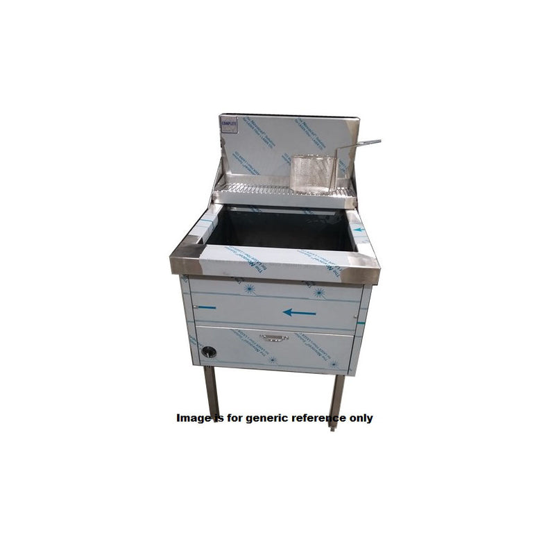 Complete WFS-1/22 Single Pan Fish and Chips Deep Fryer - 28 Liter Capacity