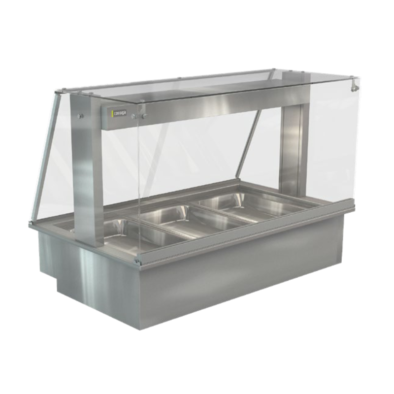 COSSIGA - COUNTERTOP HEATED BAIN MARIE - LSBM3-FS