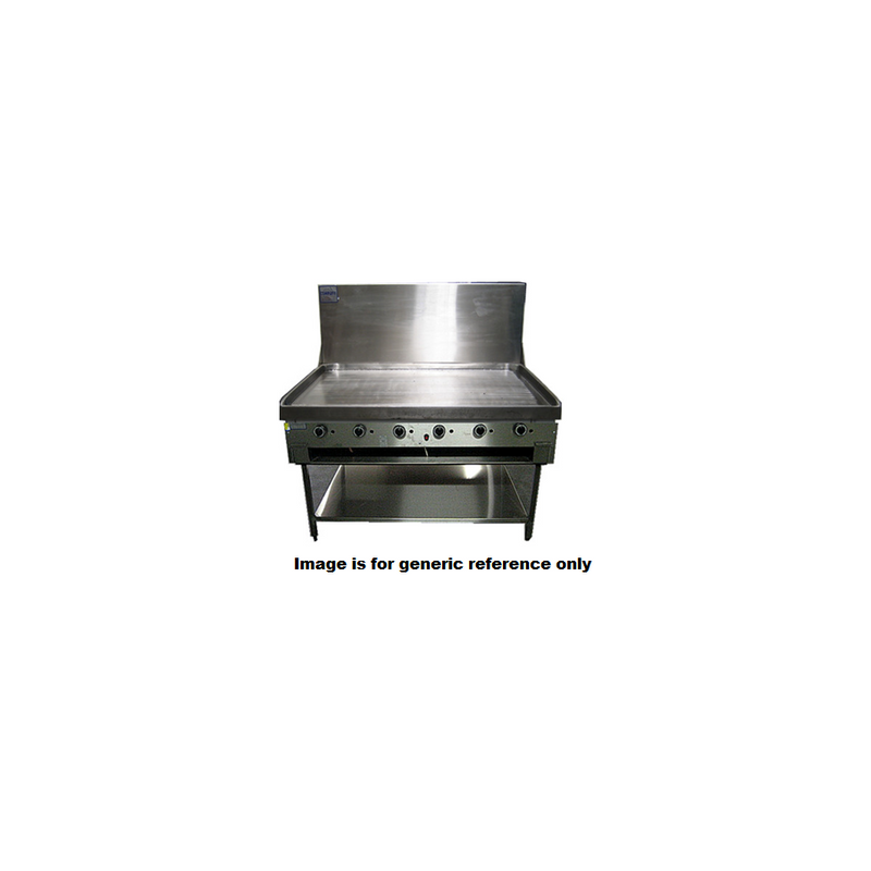 Complete PGC-48 Cast Iron Hot Plate - 1210mm Wide Hamburger Griller