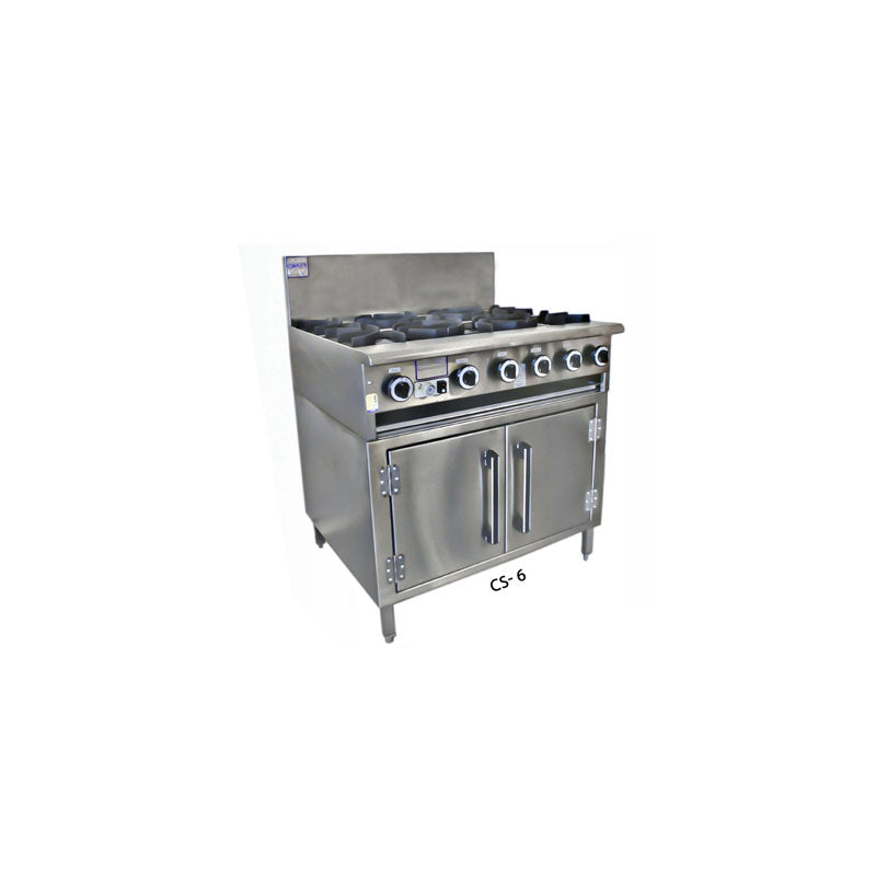 COMPLETE Commercial Cha Siew Oven Ranges - 4 Burner with Oven - CS-4
