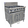 COMPLETE Commercial Cha Siew Oven Ranges - 4 Burner with Oven - CS-4