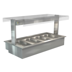 COSSIGA - COUNTERTOP HEATED BAIN MARIE - LSBM4-FT