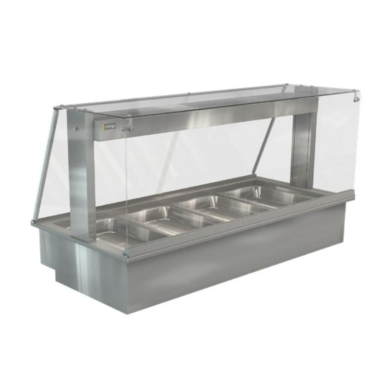 COSSIGA - COUNTERTOP HEATED BAIN MARIE - LSBM4-FS