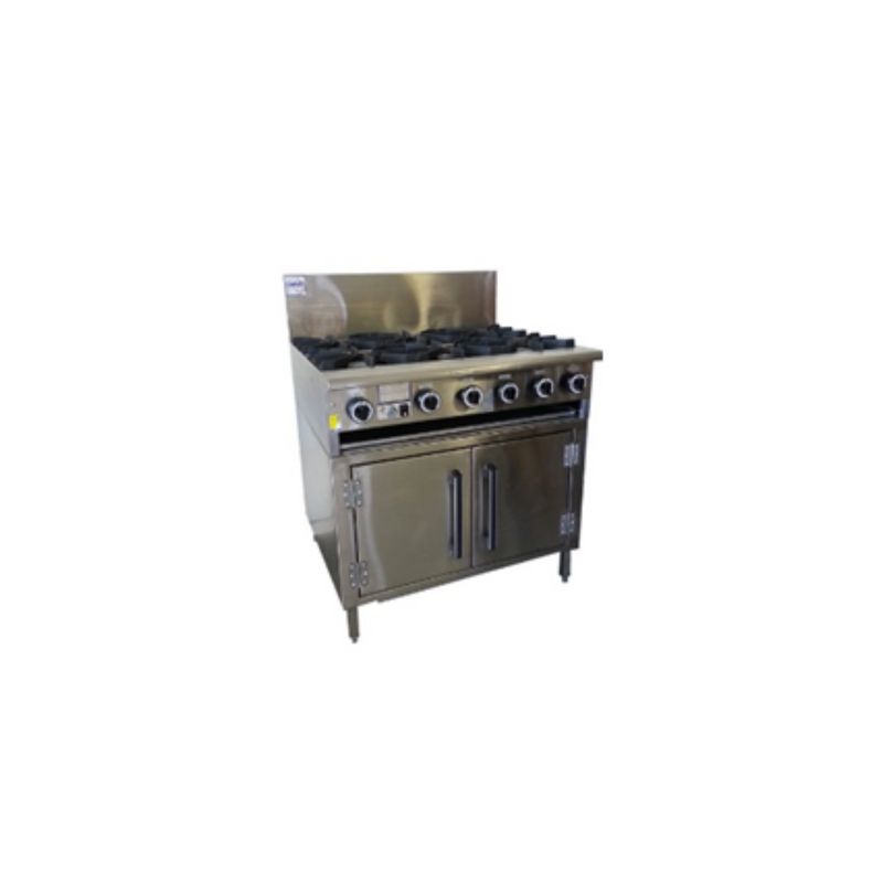 COMPLETE  Commercial Cha Siew Oven Ranges - 2 burner with 300mm Grill Plate - CS-2/12G