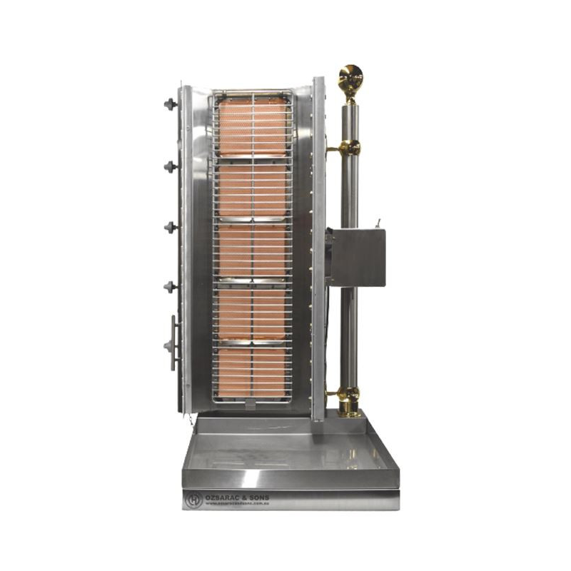 Ozsarac 5 Burner Shish Kebab Machine Semi-Automatic   SK5