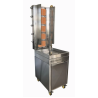 Ozsarac 5 Burner Semi-Automatic Kebab Machine With Built-in Meat Warmer  HO5BMSB