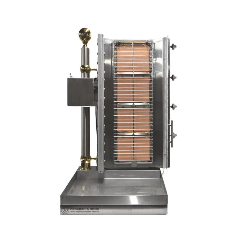 Ozsarac 4 Burner Shish Kebab Machine Semi-Automatic   SK4