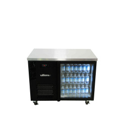 Boronia - One Door Black Colorbond Under Counter Display Refrigerator