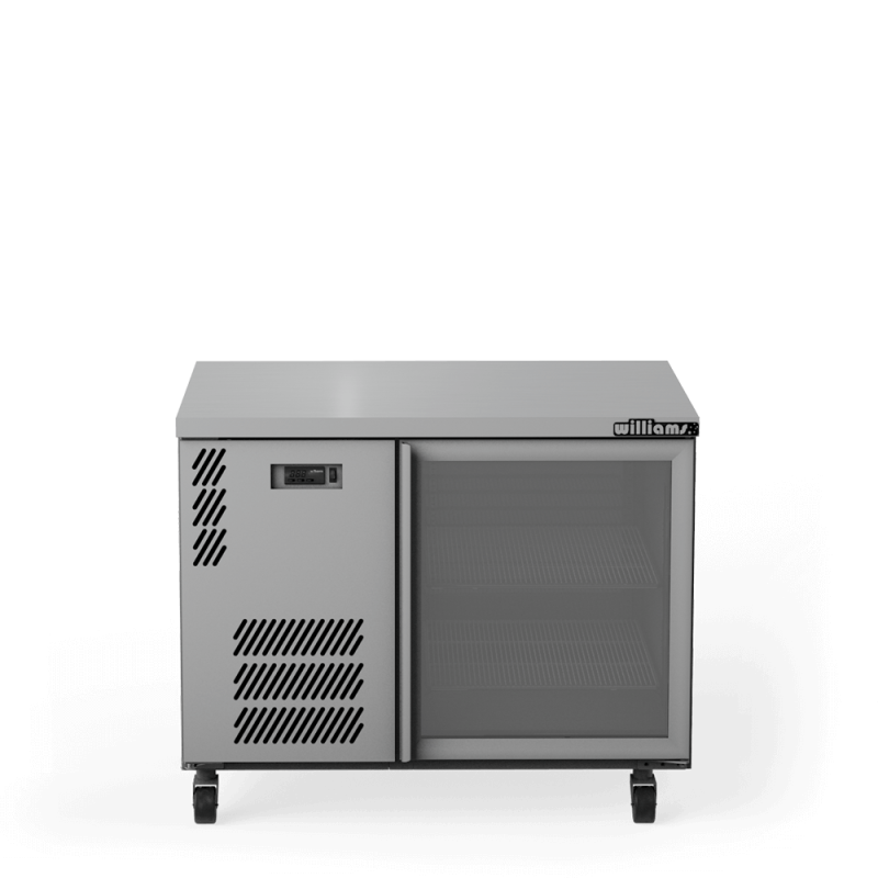 Boronia - One Door Satinless Steel Under Counter Display Refrigerator