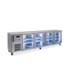  Boronia -  Four Door Stainless Steel Under Counter Display Refrigerator