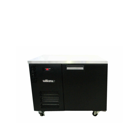 Boronia - One Door Black Colorbond Under Counter Display Refrigerator