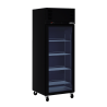 Pearl - One Door Black Colorbond Upright Display Refrigerator