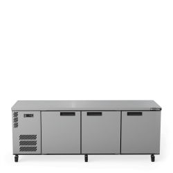 Boronia - Three Door Stainless Steel Under Counter Display Refrigerator