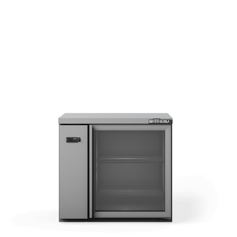 Boronia - One Door Stainless Steel Remote Back Bar Counter Display Refrigerator