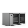  Boronia - Two Door Stainless Steel Remote Back Bar Counter Display Refrigerator