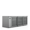  Boronia - Three Door Stainless Steel Remote Back Bar Counter Display Refrigerator