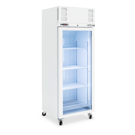 Pearl - One Door White Colorbond Upright Display Freezer