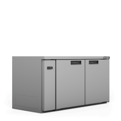  Boronia - Two Door Stainless Steel Remote Back Bar Counter Display Refrigerator