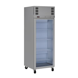 Peal - One Door Stainless Steel Upright Display Freezer