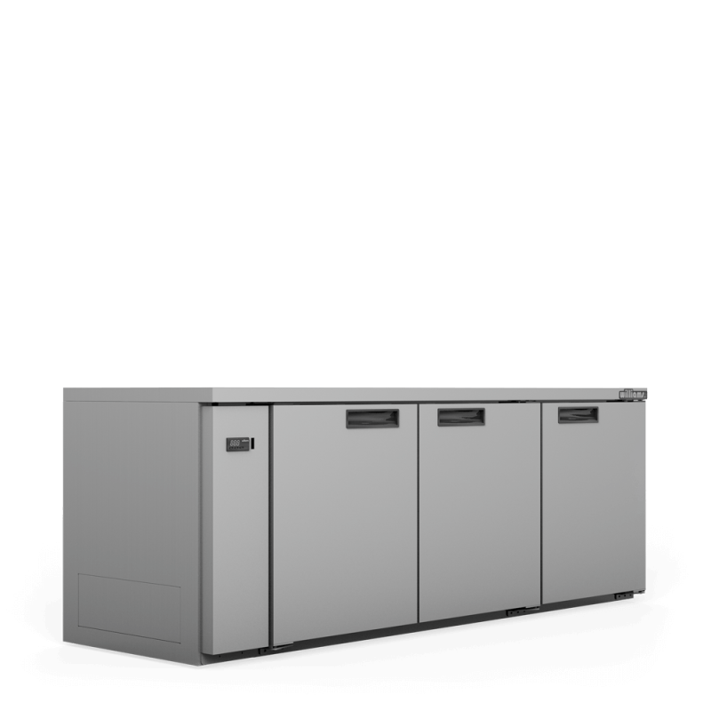 Boronia - Three Door Stainless Steel Remote Back Bar Counter Display Refrigerator