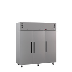  Pearl - Three Door Stainless Steel Upright Storage Refrigerator