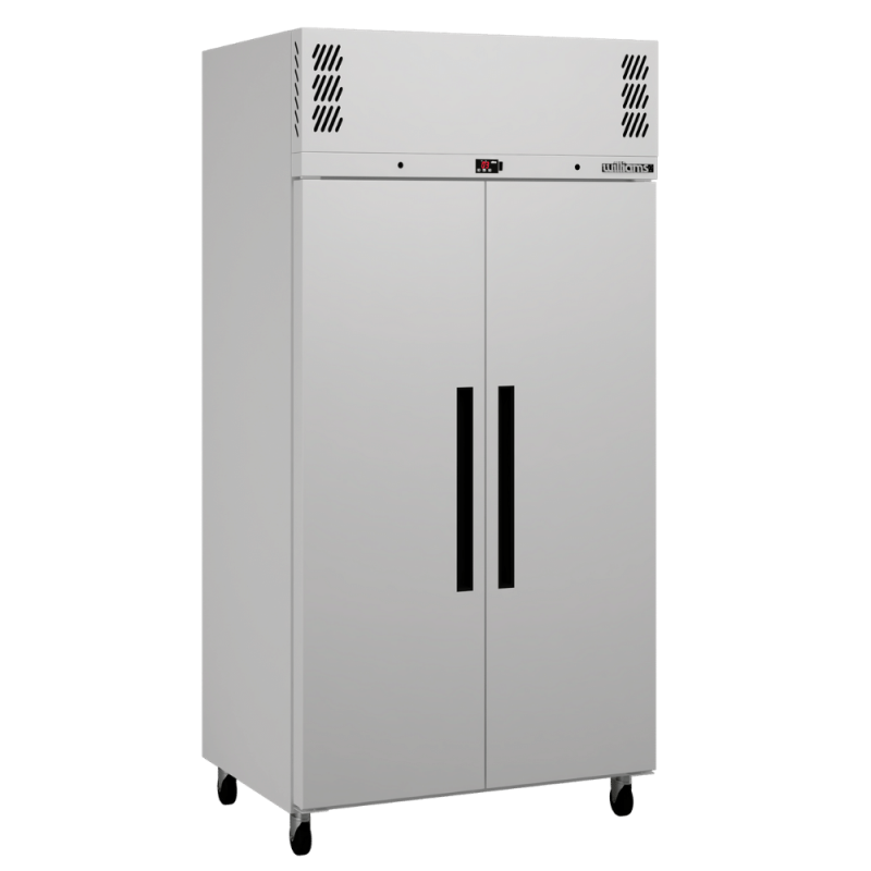 Pearl - Slim Two Door White Colorbond Upright Storage Freezer