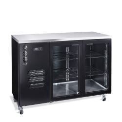  Cameo - One Door Black Colorbond Under Counter Display Refrigerator