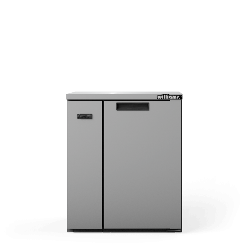 Cameo - One Door Stainless Steel Remote Back Bar Counter Display Refrigerator