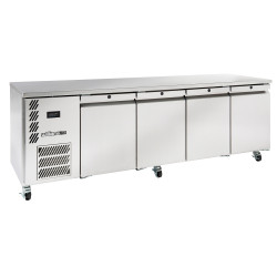 Opal - Four Door Stainless Steel Under Counter Refrigerator