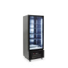 Quartz Star - One Door Black Colorbond Upright Display Refrigerator