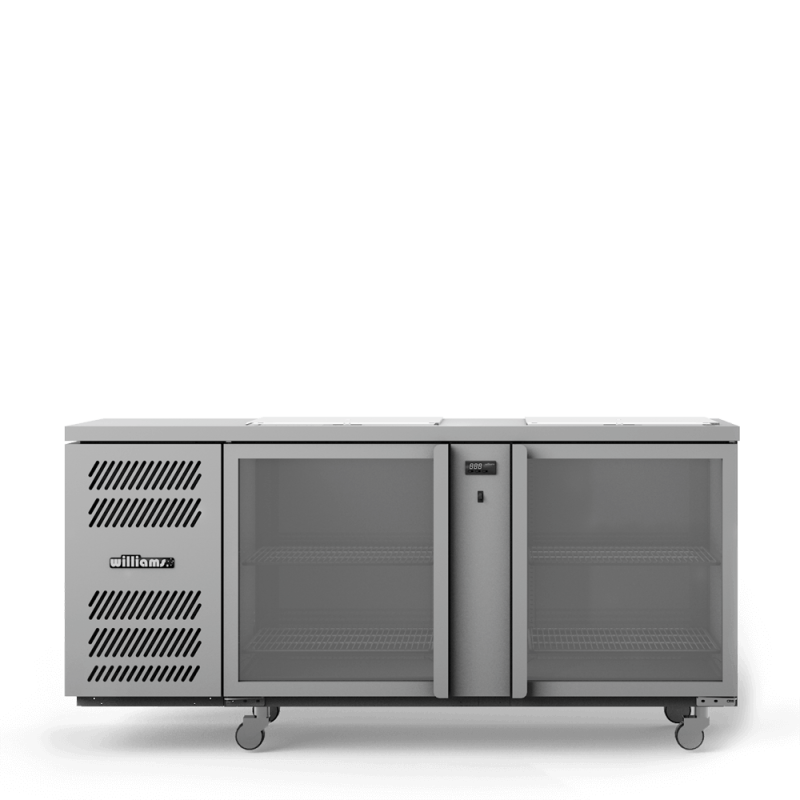 Glass Chiller - Two Door Spring Loaded Glass Chiller - 500 x 500 baskets