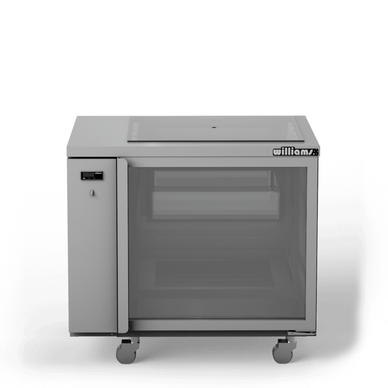 Glass Chiller - One Door Remote Glass Chiller With Two Shelves