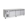  Emerald - Three Door Stainless Steel Under Counter Refrigerator