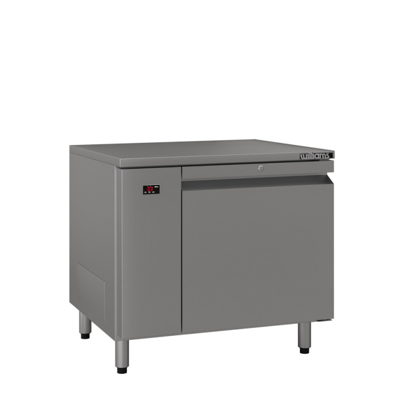 Emerald - One Door Stainless Steel Remote Under Counter Storage Refrigerator