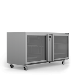 Glass Chiller - Two Door Remote Glass Chiller With Two Shelves