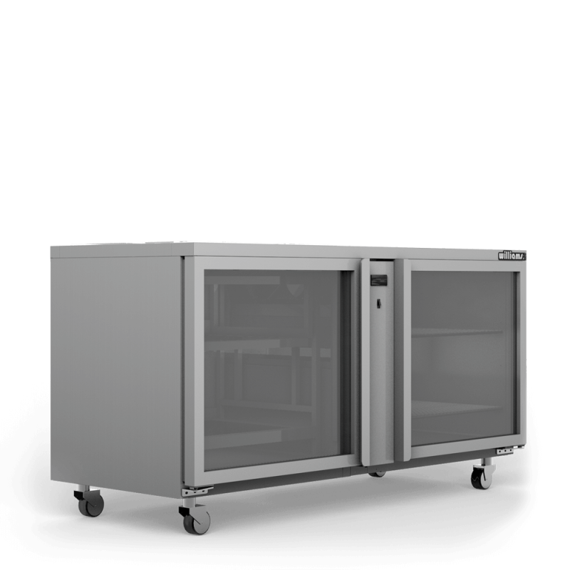 Glass Chiller - Two Door Remote Glass Chiller With Two Shelves