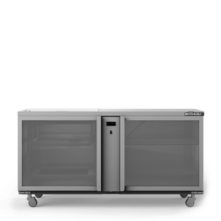 Glass Chiller - Two Door Remote Glass Chiller With Two Shelves - 500 x 500 baskets