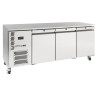  Opal - Three Door Stainless Steel Under Counter Freezer