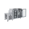 Glass Chiller - Two Door Self Contained Glass Chiller Slimline with two shelves and right hand services