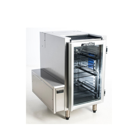 Glass Chiller - One Door Remote Glass Chiller Slimline with two shelves and right hand services