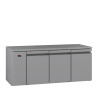  Opal - Three Door Stainless Steel Remote Under Counter Freezer
