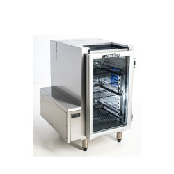 Glass Chiller - Two Door Remote Glass Chiller Slimline with two shelves and right hand services