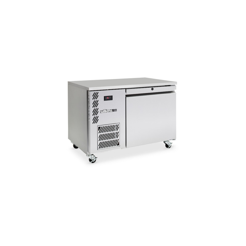 Emerald - One Door Stainless Steel Under Counter Storage Freezer