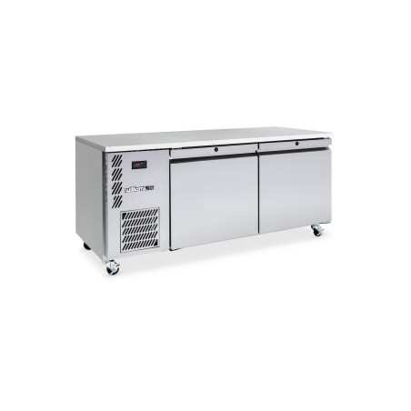 Emerald - Two Door Stainless Steel Under Counter Storage Freezer